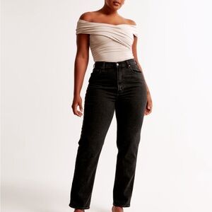 Abercrombie Curve Love Ankle Straight Jean